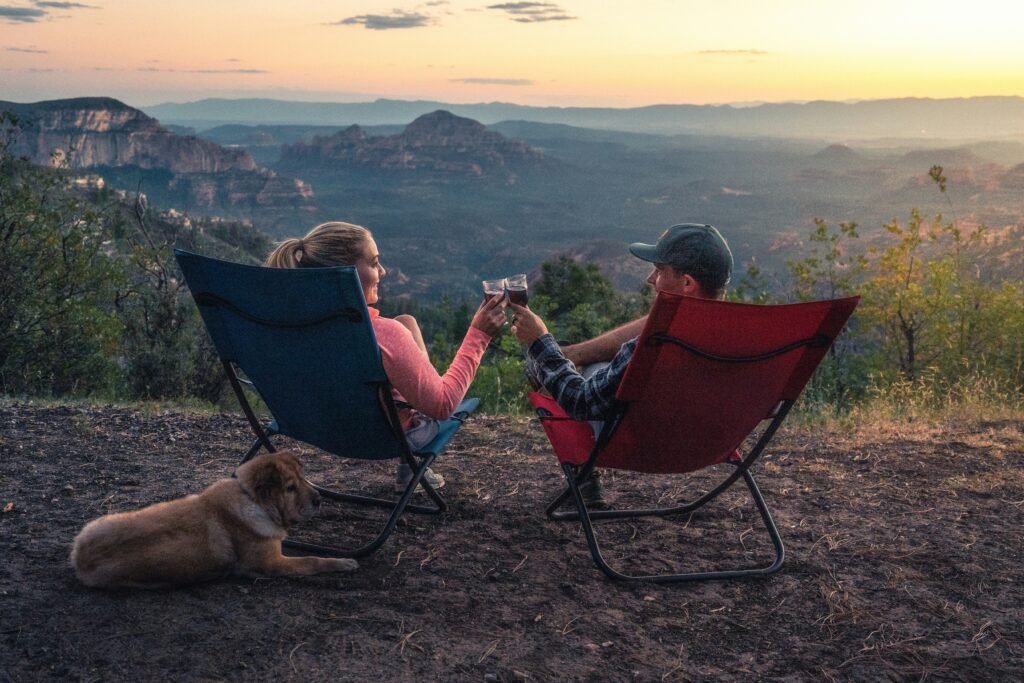 Silla y mesa camping